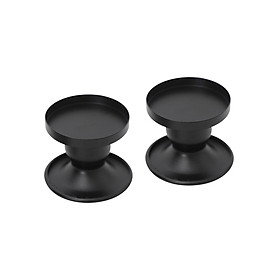 Simple Pillar Candle Holder Metal Candlestick Decorative Candle Stand Candlelight Dinner Table Centerpiece Dining Room Party Ornament