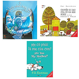 [Download Sách] COMBO 3 CUỐN: Picture Book Song Ngữ - Ngôi Nhà Say Ngủ+ Chuyến Đi Dạo Của Cô Gà Mái Rosie + Picture Book Song Ngữ - Mẹ Có Phải Là Mẹ Của Con? (TẶNG KÈM BOOKMARK)