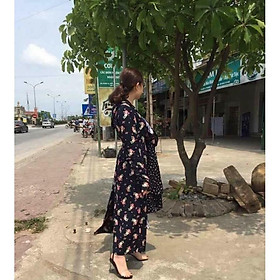 Áo chống nắng toàn thân vải lanh 2 lớp cao cấp