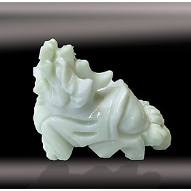 Mua Tỳ Hưu Đứng Đá Trắng Xanh 8cm