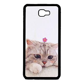 Ốp in cho Samsung Galaxy J7 Prime Mèo Buồn - Hàng chính hãng