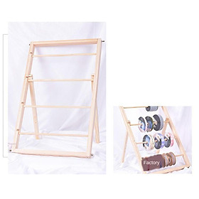 Wooden Thread Rack Holder Sewing Embroidery Thread Holder Sewing Organizer for Sewing Embroidery