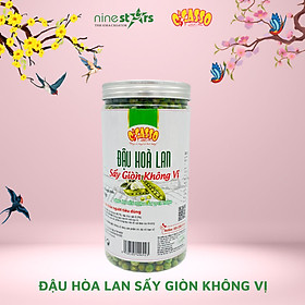 Đậu Hà Lan Sấy Giòn Không Vị O'Casso. Ăn liền hoặc lắc vị ưa thích hộp 500g