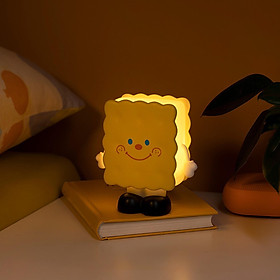 Cookie Shaped LED Night Light Desk Lamp Bedside Lamp for Nursery Hotel