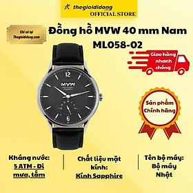 Đồng hồ MVW 40 mm Nam ML058-02 - Hàng Chính Hãng