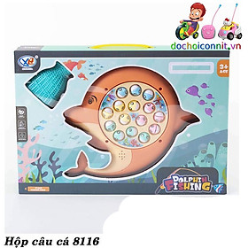 Mua Đồ chơi câu cá hình Cá Heo - Nhựa tốt - 12 con