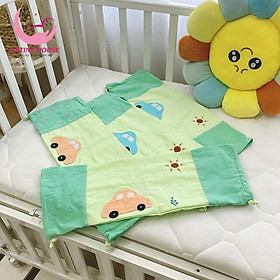 Vỏ áo gối ôm trẻ em, cotton cara đắp họa tiết dễ thương, nhiều size