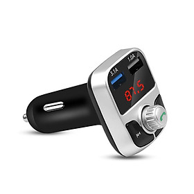 Bluetooth 4.2 MP3 Player Handsfree Car Kit FM Trình phát hỗ trợ TF U Disk QC2.0 3.1A FAS