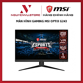 Mua Màn hình Gaming MSI Optix G243 (23.8 /FHD/VA/165Hz/1ms(MPRT)/350nits/2*HDMI+DP/Phẳng) - Hàng Chính Hãng