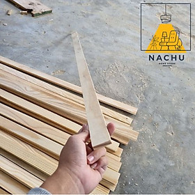 Mua Thanh Gỗ Thông Dày 0.9 cm x Rộng 3 cm x Dài 120 cm Bào Láng 4 Mặt Dùng Trang Trí  Đóng Kệ