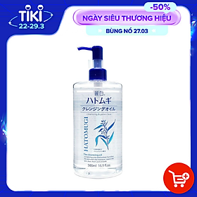 Dầu tẩy trang dưỡng ẩm và làm sáng da hatomugi ý dĩ
