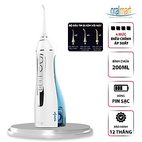 Máy tăm nước cá nhân không dây Waterjet Flosser Cordless Maxi 4 đầu tăm,