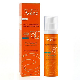 Kem Chống Nắng Cho Da Nhờn Mụn - Cleanance Protection 50+ Mẫu Mới Avene