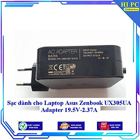 Sạc dành cho Laptop Asus Zenbook UX305UA Adapter 19.5V-2.37A - Hàng Nhập Khẩu 