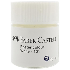 Màu Vẽ Poster 15 ml - Faber-Castell 101 - Màu Trắng