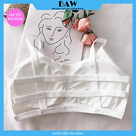 Áo Ngực Bra 3 dây cotton có đệm mặc thoáng mát thương hiêu BAW mã AN18