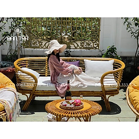 Mua  GIÁ TẠI XƯỞNG   Sofa Hoàng Cung Mây Đan - Nội Thất Mây Tre Đan Tự Nhiên