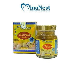 Combo 16 hũ yến sào chưng nhân sâm hàm lượng 18% yến MinaNest