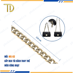 Dây đeo túi xách thay thế, dây xích kim loại túi xách mạ điện Electroplating độ bền 5-8 năm