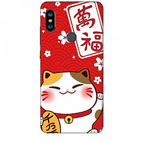 Ốp lưng dành cho điện thoại XIAOMI NOTE 6 PRO Mèo Thần Tài Mẫu 2