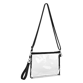 Clear Crossbody Bag Tote Waterproof Shoulder Bag for Concert Prom Gym