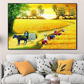 Tranh Nghệ Thuật - Tranh Treo Tường Phong Cảnh Đồng Quê