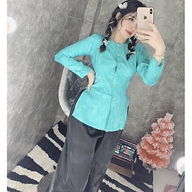 Đồ Lam Đi Chùa# Bà Ba Gấm( Có Bán Lẻ Áo Và Quần)# Đồ Bộ Nữ # Quần Áo