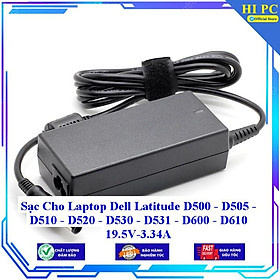 Sạc Cho Laptop Dell Latitude D500 - D505 - D510 - D520 - D530 - D531 - D600 - D610 19.5V-3.34A - Kèm Dây nguồn - Hàng Nhập Khẩu