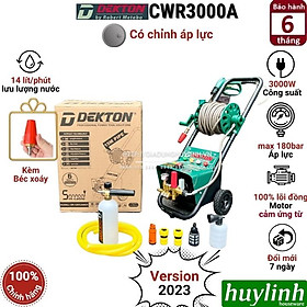 Mua Máy xịt rửa xe chỉnh áp Dekton CWR3000A - Công suất 3000W - Hàng chính hãng