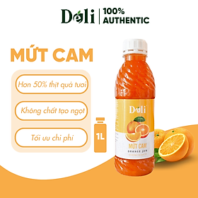 Mứt cam pha chế Déli - chai 1L