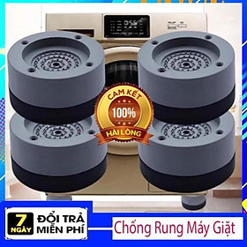 Bộ 4 miếng đệm cao su lót chân máy giặt chống rung chống ồn