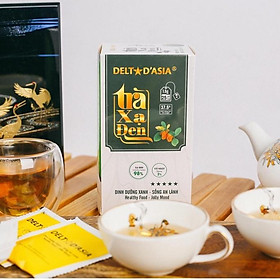 TRÀ XẠ ĐEN Hộp–  Delta D'Asia Hỗ trợ điều trị xơ gan, hạ men gan, viêm gan B (25 túi x 1,5 g)