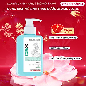 Dung dịch vệ sinh hằng ngày Orasic 200ml