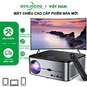 Mua  HÀNG CHÍNH HÃNG GOOJODOQ  AC1024- Máy Chiếu Wifi 8k Full HD 1080p 15500 LM 16 GB Hỗ Trợ dành cho Android Bằng Đồng Bộ Màn Hình Smartphone 750ANSIN