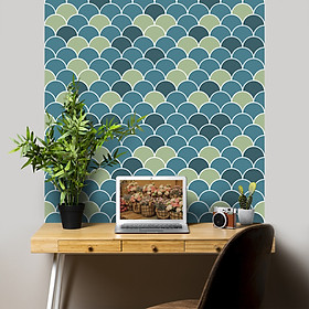 Decal gạch bông trang trí dán bếp, dán tường - mã HV232