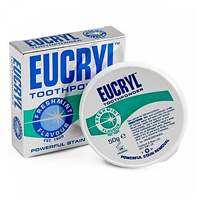 Bột tẩy trắng răng Eucryl 50g Chính hãng