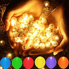 Đèn LED bóng bay mini chống nước nhiều màu sắc trang trí tiệc cưới/sinh nhật/giáng sinh