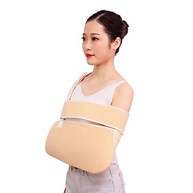 Comfortable Adults Left/Right Shoulder Sling Adjustable Shoulder Arm Hand Sling Brace Elbow Support Wrap Stabilize Arm for Quick Recovery