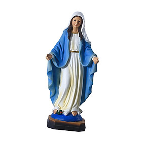 Mary Statue Home Decor  Mary Sculpture Statue Desk Decoration Ornament for Table Office Furnishings Cabinet Home Decor Accents