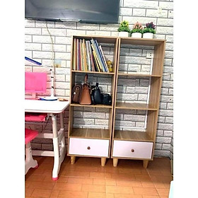 Mua Tủ sách  kệ sách đứng trang trí phong cách bắc âu   BH 12 tháng  tủ có ngăn  hiện đại chắc chắn  Uy tín tại Saikou - 4 tầng