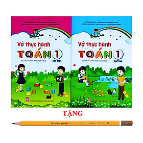 Sách - Combo Vở Thực Hành Toán Lớp 1 - Tập 1 + 2 (Bộ Sách Chân Trời Sáng Tạo)