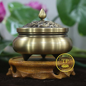 Mua LƯ XÔNG TRẦM NẮP TRIỆN HÌNH HOA SEN KH18537