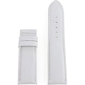 Dây đồng hồ nam nữ Huy Hoàng da bò size lớn màu trắng HT8133