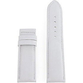Dây đồng hồ nam nữ Huy Hoàng da bò size lớn màu trắng HT8133
