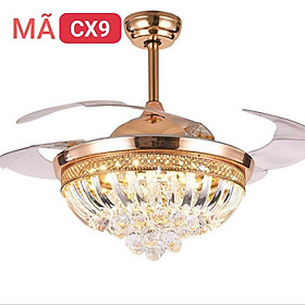 Mua QUẠT TRẦN CỤP XÒE 3 CHẾ ĐỘ ĐÈN LED VÀ 3 TỐC ĐỘ GIÓ CÔNG SUẤT 90W TRANG TRÍ PHÒNG KHÁCH   PHÒNG NGỦ