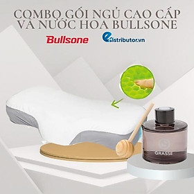 Combo Gối ngủ cao cấp và nước hoa Bullsone - Hàng chính hãng