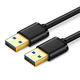 USB3.0 đến USB3.0 Cáp mở rộng Loại A nam sang nam mở rộng USB cho bộ tản nhiệt cứng Webcom Camera cáp USB Màu sắc: Đen