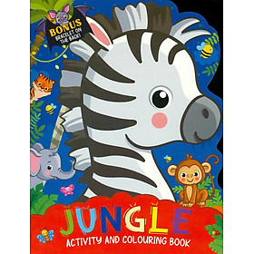 Hình ảnh Jungle - Activity And Colouring Book (Sách Hoạt Động Và Tô Màu: Rừng Xanh)