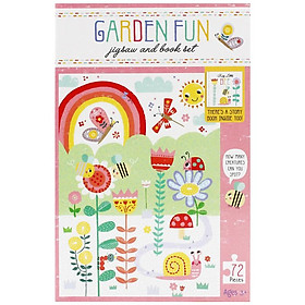 Jigsaw & Book Set - Garden Fun