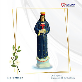 Mua Tượng Sứ - Mẹ Pontmain - 13cm  15cm  17cm